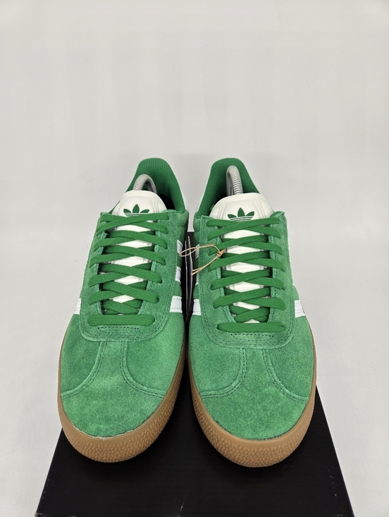 adidas Men\'s Gazelle ADV JH5247 Green White Shoes Size 11.5 New